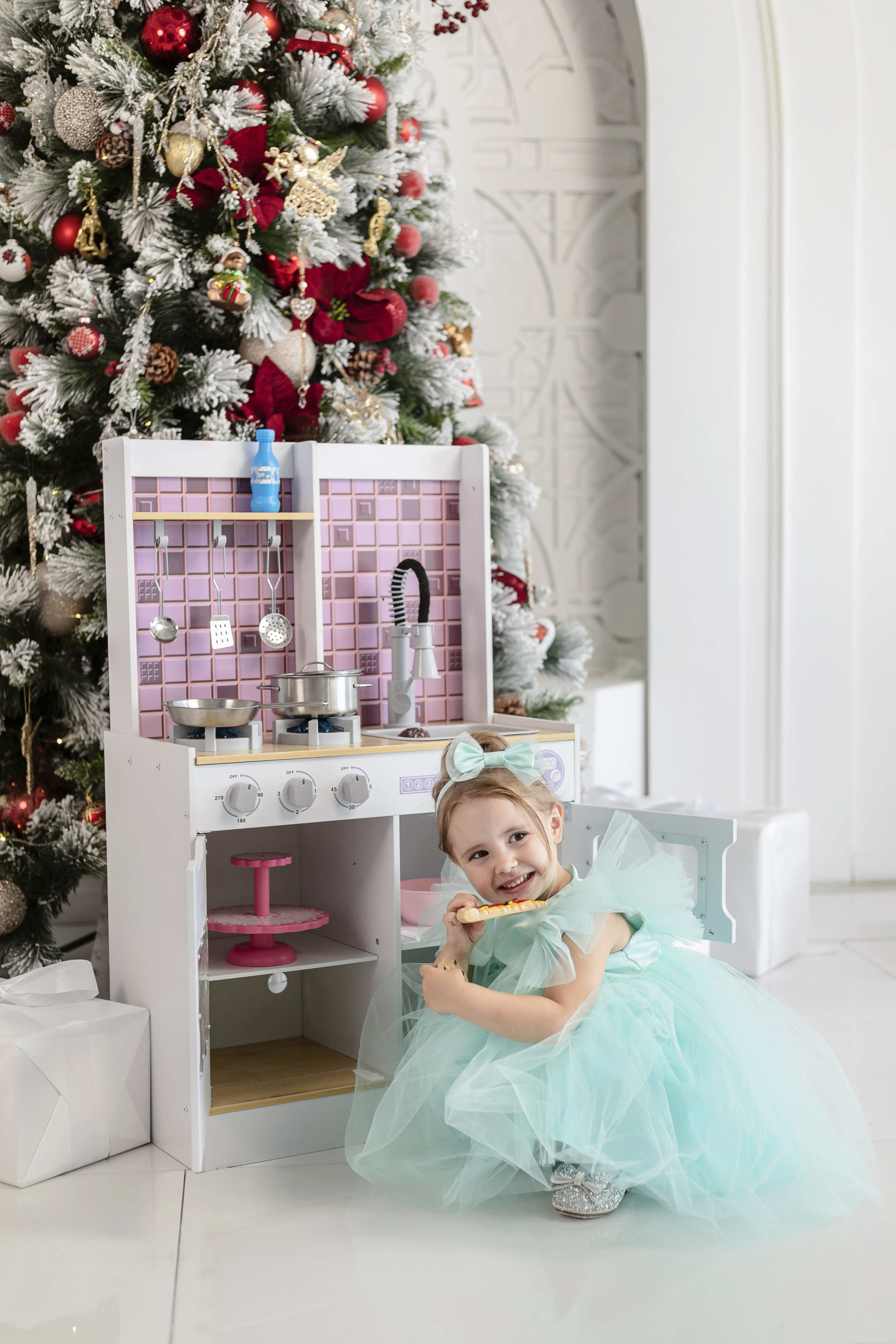 Игрушечная кухня PAREMO с аксессуарами: 6 шт. - фото 3