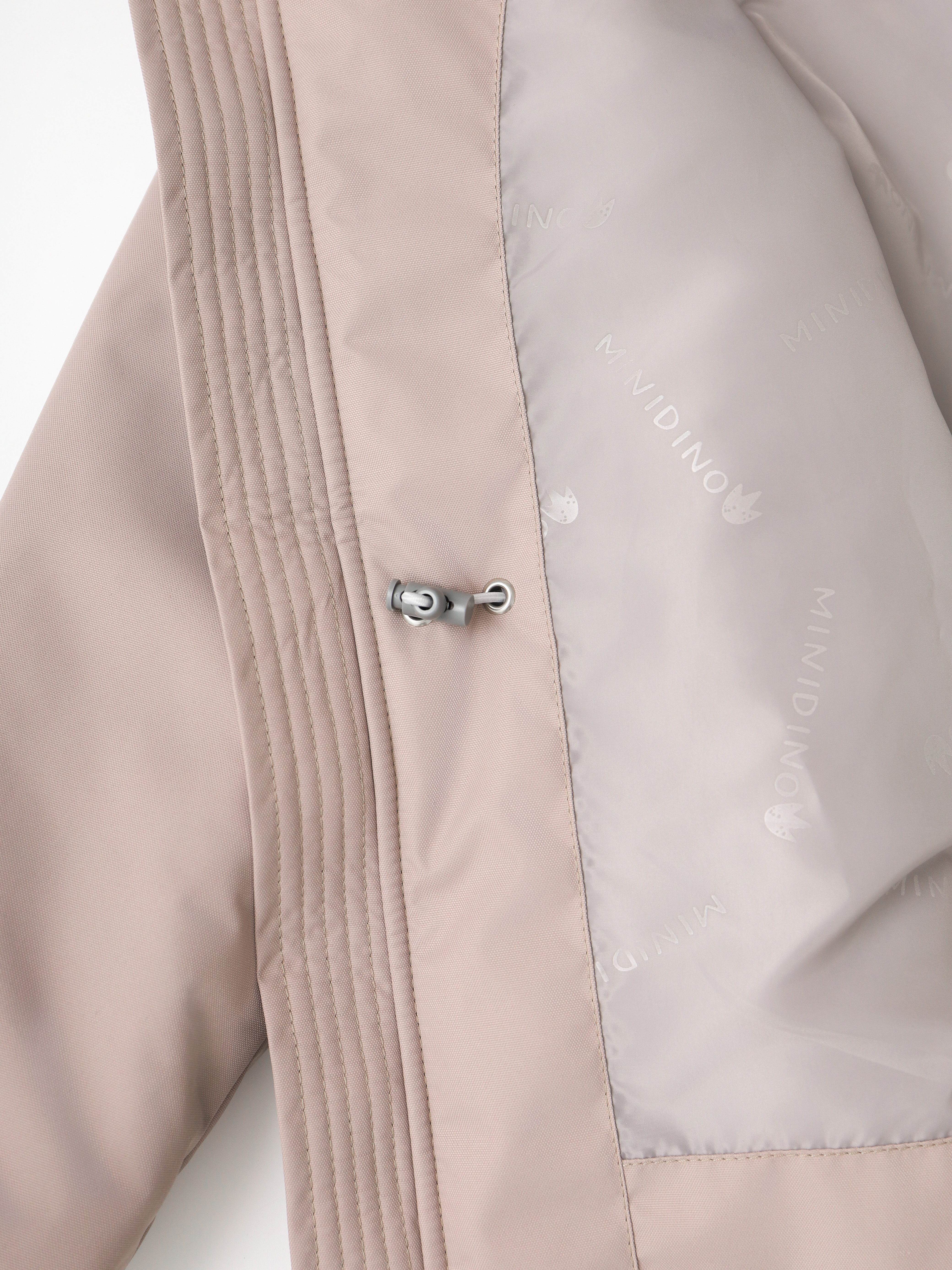 Куртка MINIDINO G-VO-Krt-107/0Куртка демисезонная Квест бежевая детская - фото 7