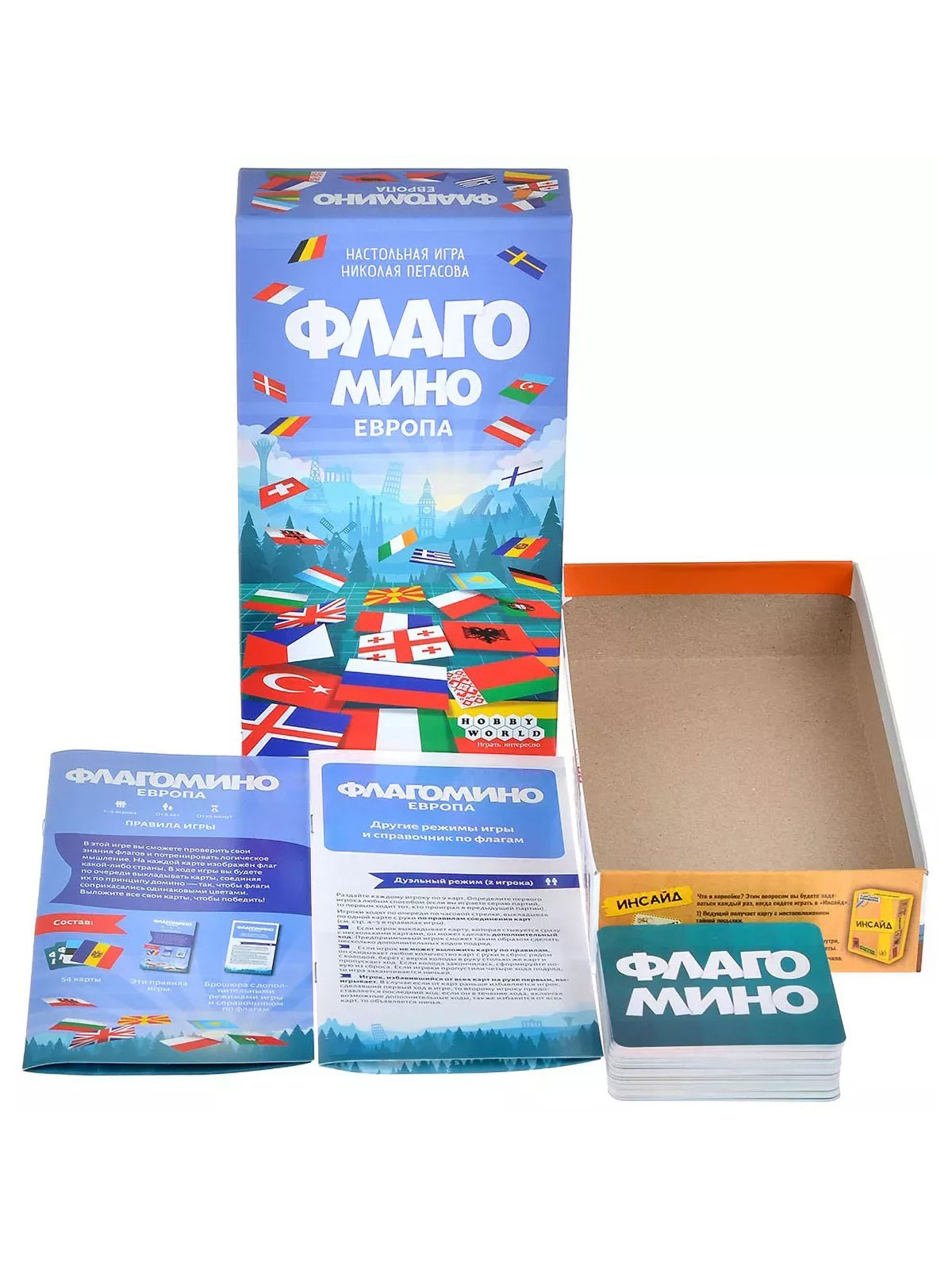 Настольная игра Hobby World Флагомино Европа - фото 2