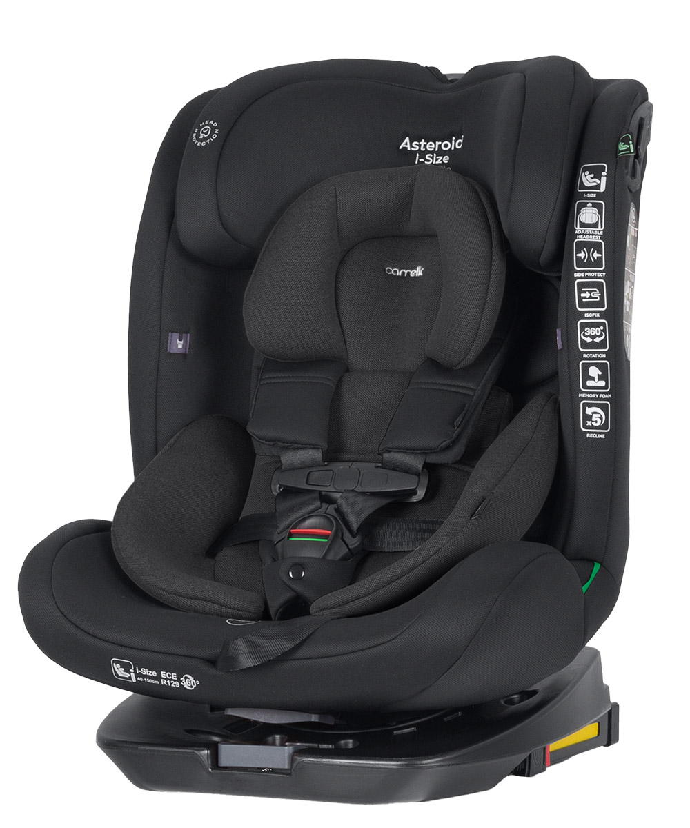 Автокресло Carrello Asteroid i-Size KD10 Isofix 0+/1/2/3 (0-36 кг) черный - фото 1