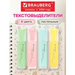 Текстовыделители Brauberg 4 шт.