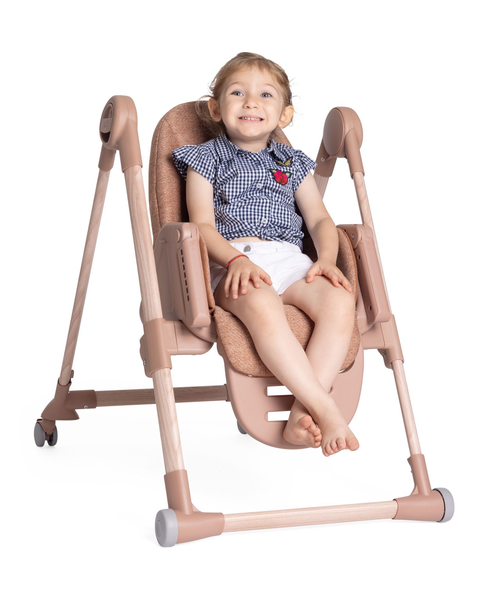 Стульчик для кормления Chicco коричневый - фото 18