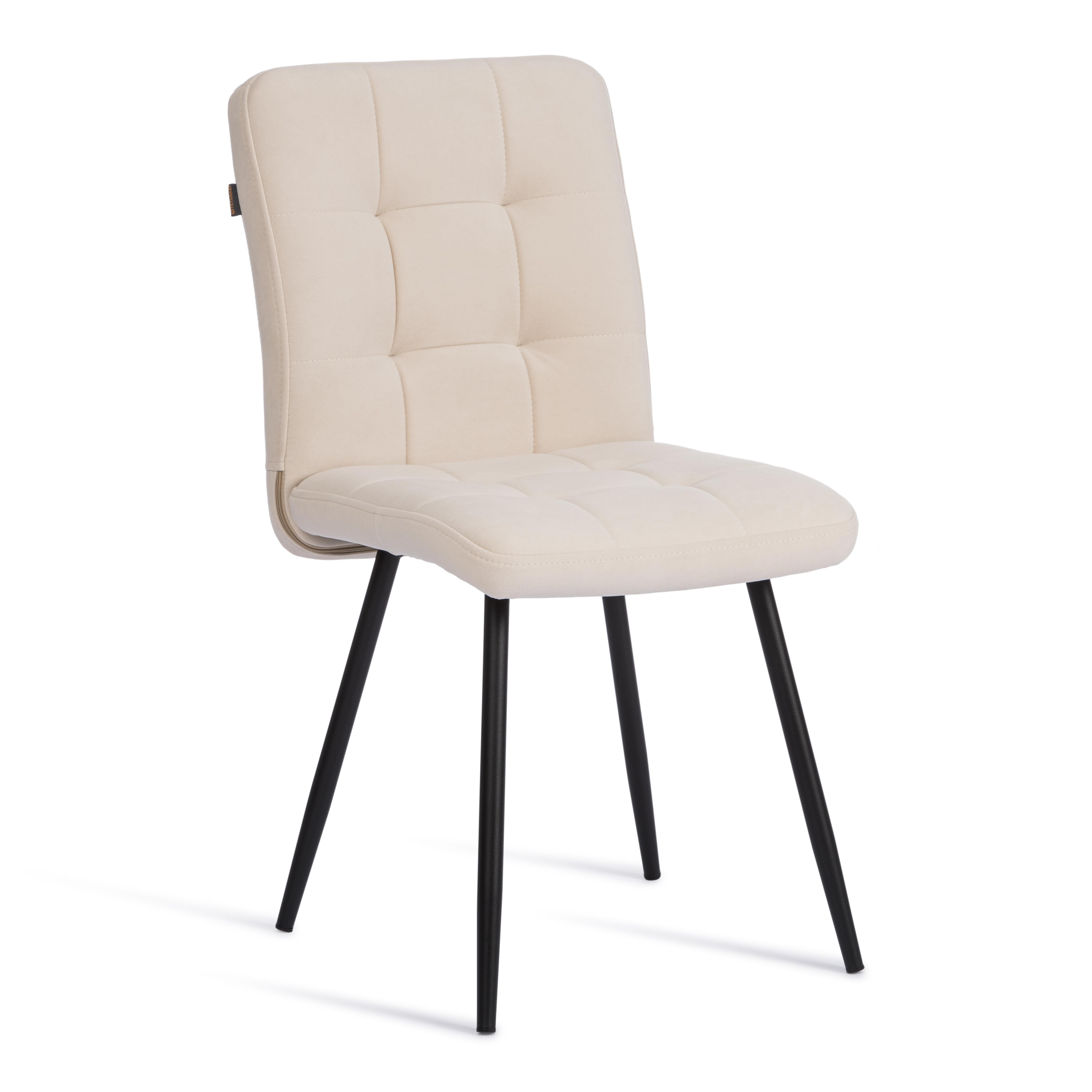 Стул TETCHAIR Medeo флок , молочный - фото 1