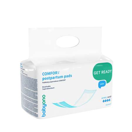 Прокладки послеродовые Babyono Арт. 597 Comfort 10шт в упаковке