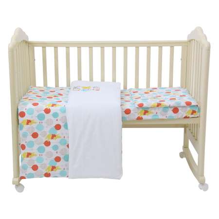Комплект постельного белья Polini kids Disney baby Медвежонок Винни Чудесный день 3предмета Желтый