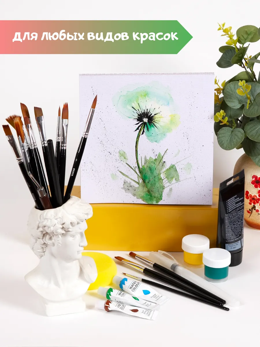 Кисть AXLER 18 шт. (синтетика) - фото 8