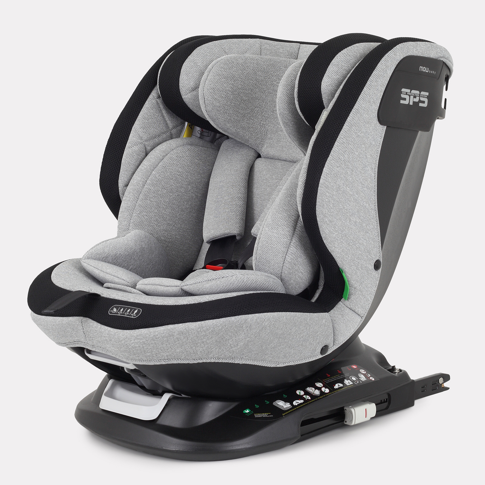 Автокресло MOWbaby Motion Isofix 0+/1/2/3 (0-36 кг) - фото 11
