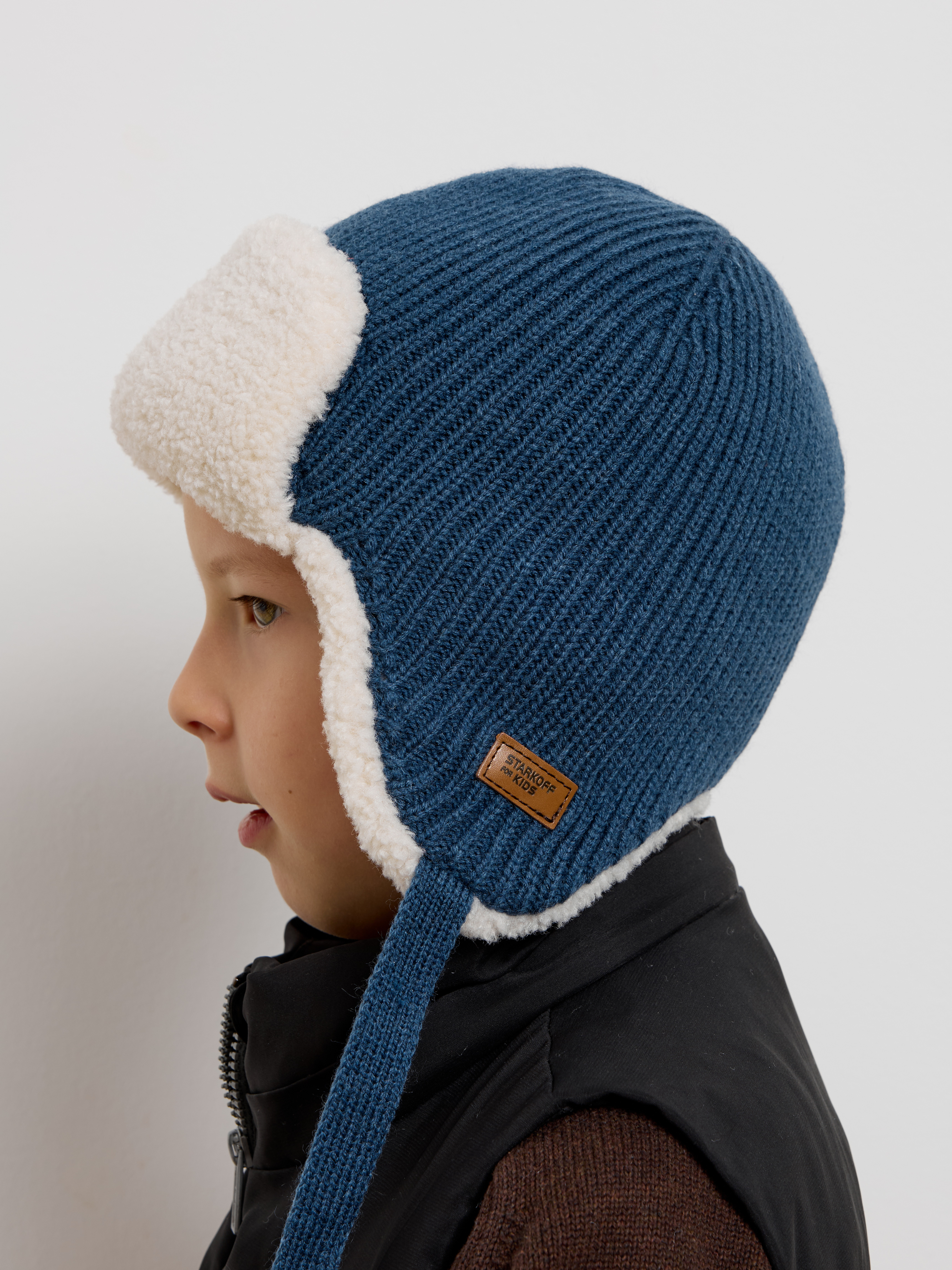 Шапка-ушанка Starkoff Kids Д301128 - фото 9