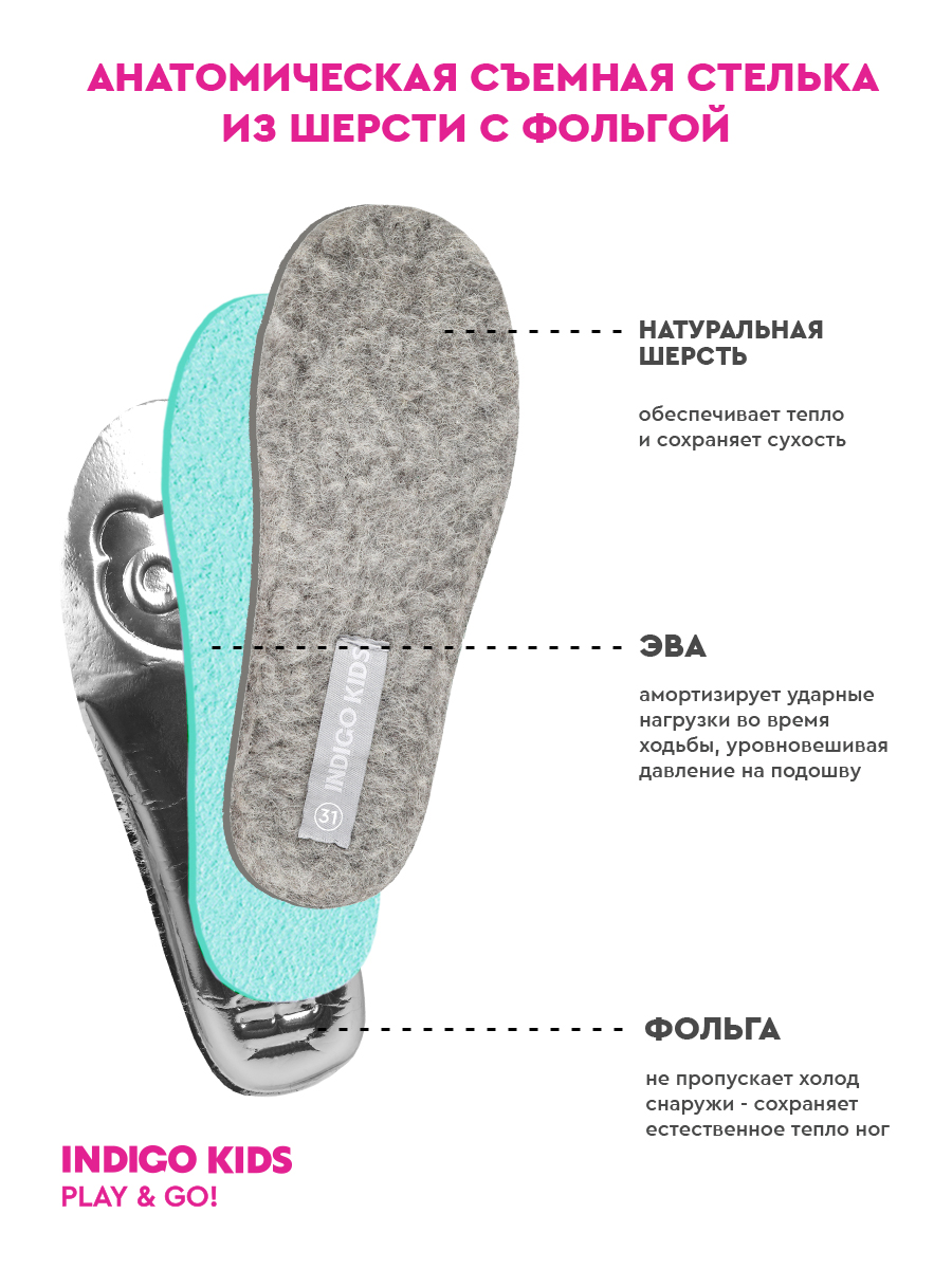 Сапоги Indigo kids 61-1050C2 - фото 11