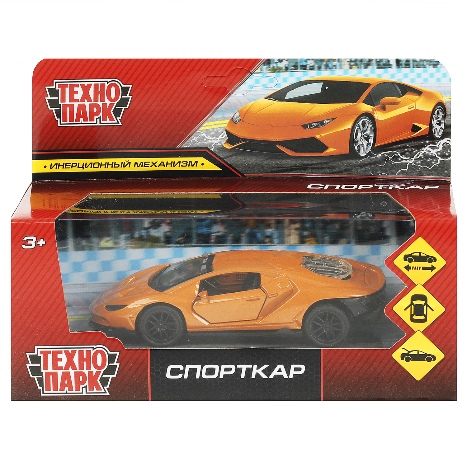 Автомобиль Технопарк Lamborghini Спорткар 369444 - фото 2