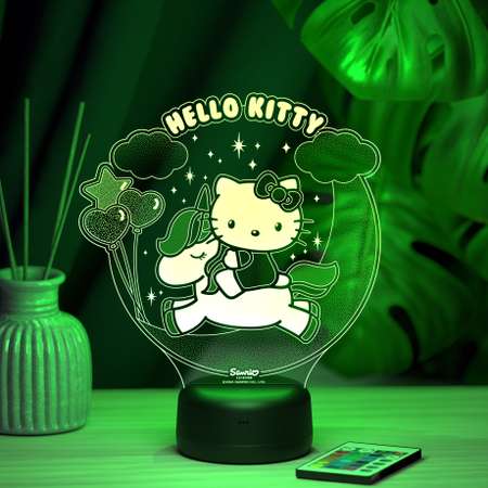 Ночник Hello Kitty единорог