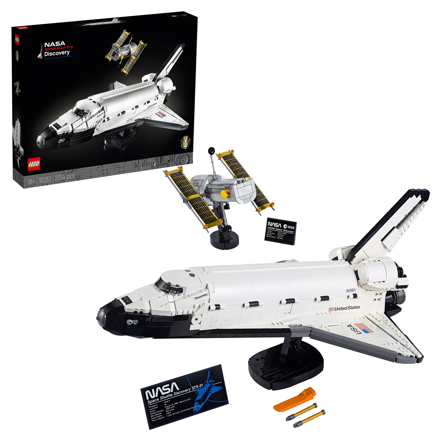 Конструктор LEGO Icons Космический шаттл НАСА блочный - фото 1