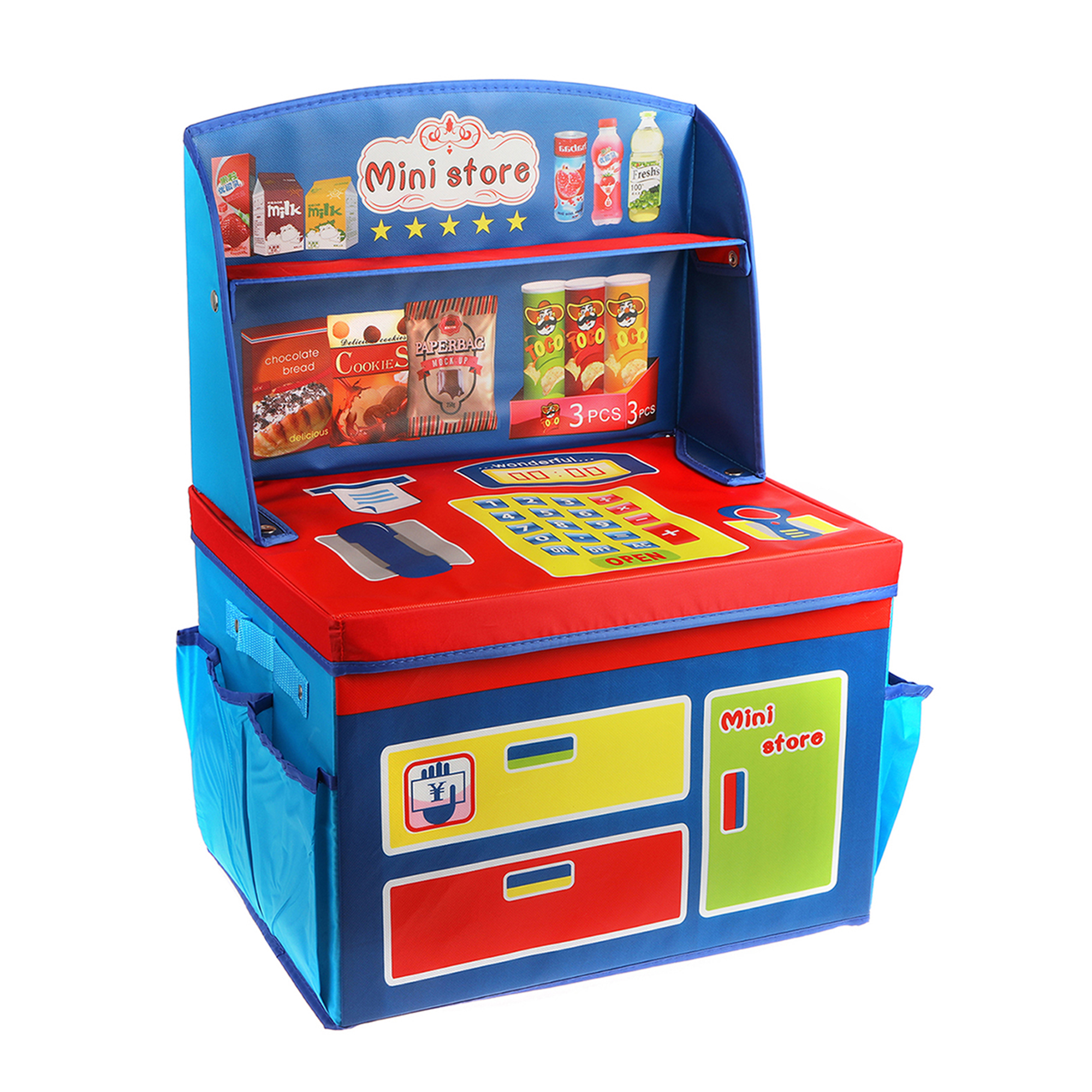 Корзина для игрушек Наша Игрушка Магазин 40*30*28/55 см - фото 3