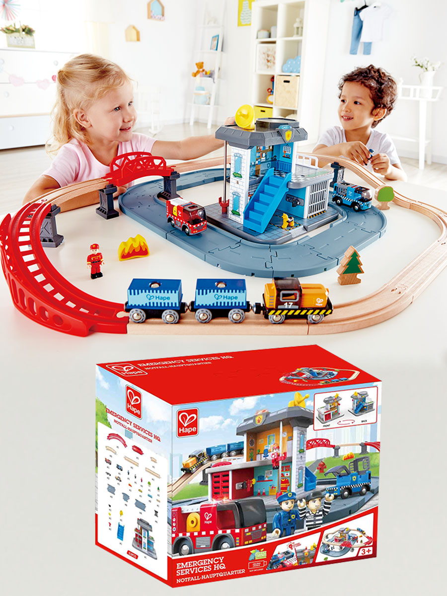 Набор железнодорожный Hape E3736_HP - фото 1