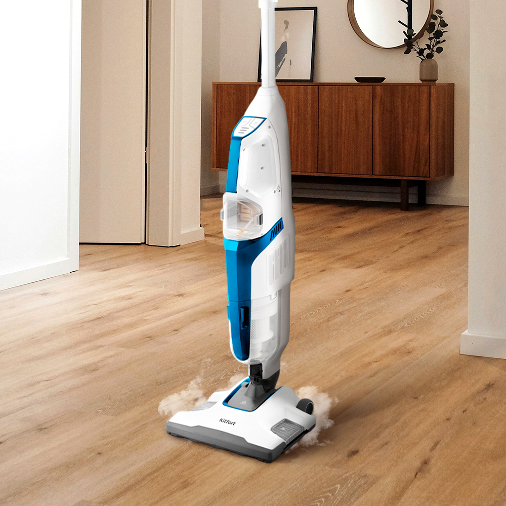 Вертикальный паровой пылесос "2 в 1" KITFORT КТ-556 - фото 3