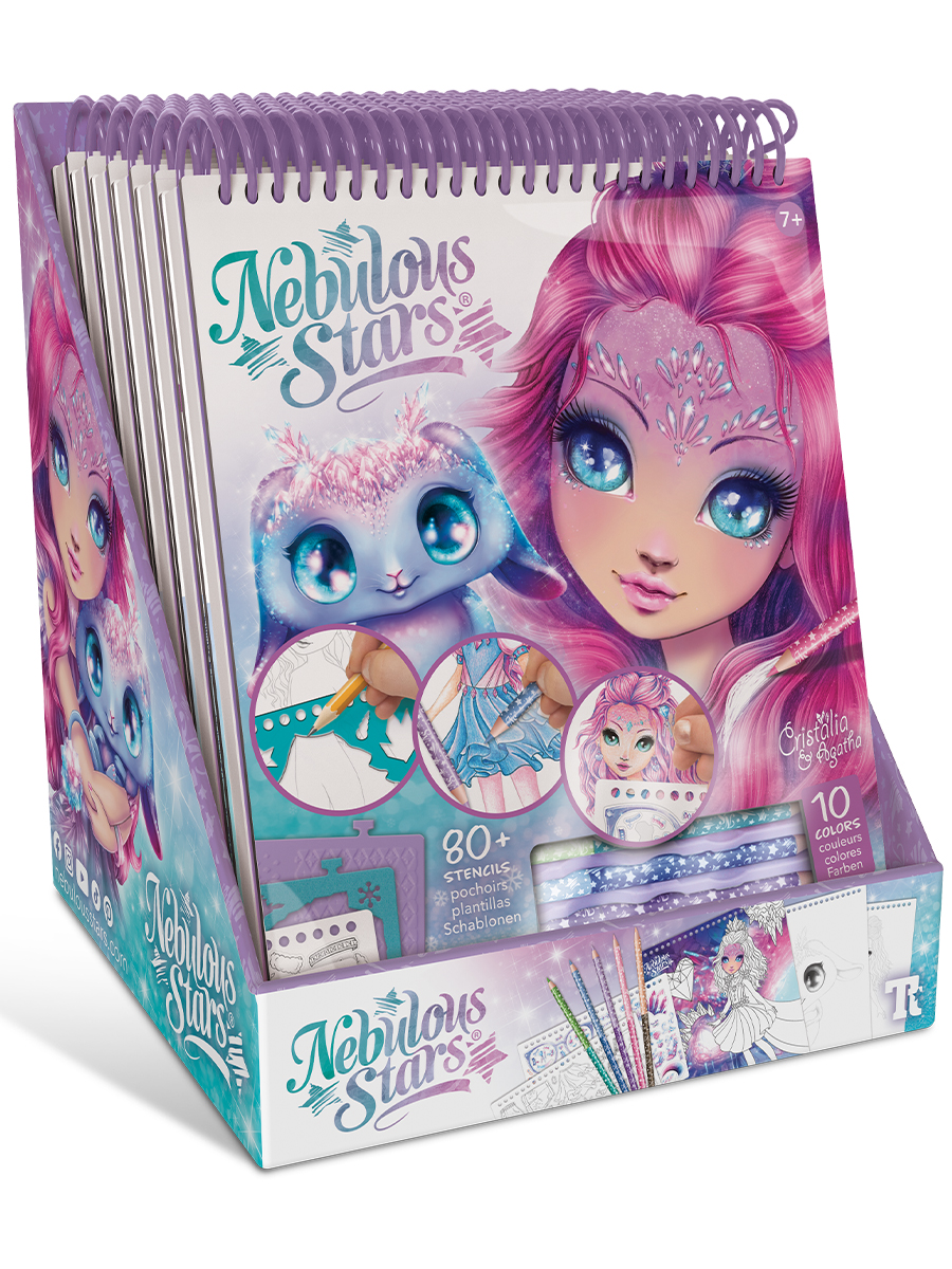 Раскраска для девочек Nebulous Stars Кристалия, скетчбук, набор для творчества, серия Space, 11140_NSDA - фото 8