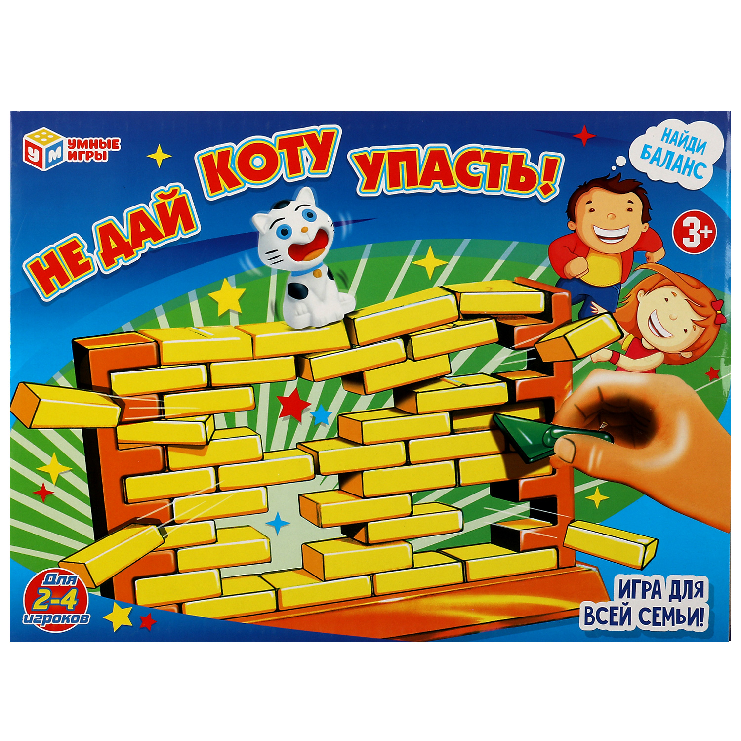 Настольная игра Умные игры Не дай коту упасть - фото 1