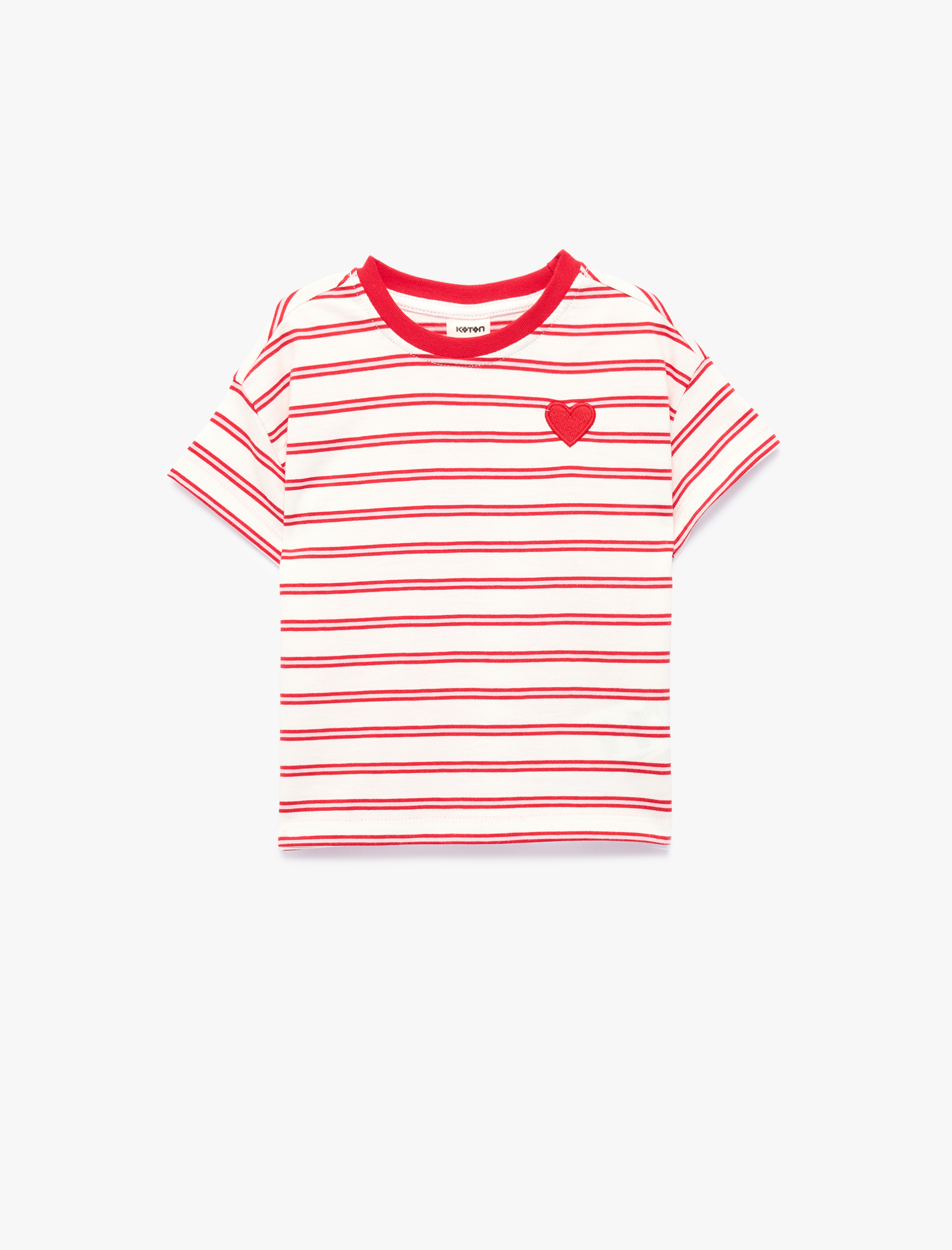 Изображение товара Футболка KOTON 80 Красная для девочек Изображение товара Футболка KOTON 80 Красная для девочек