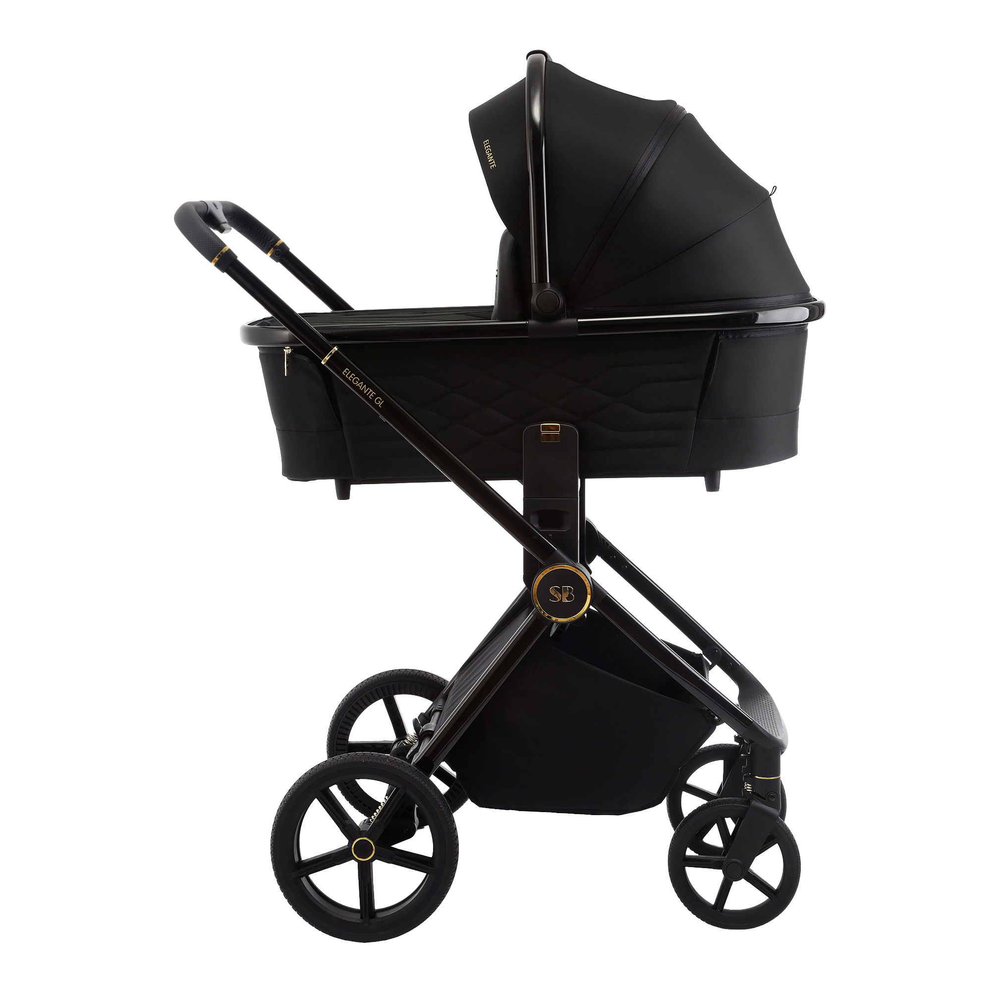 Коляска 3в1 Sweet Baby Elegante GL Black черный - фото 25