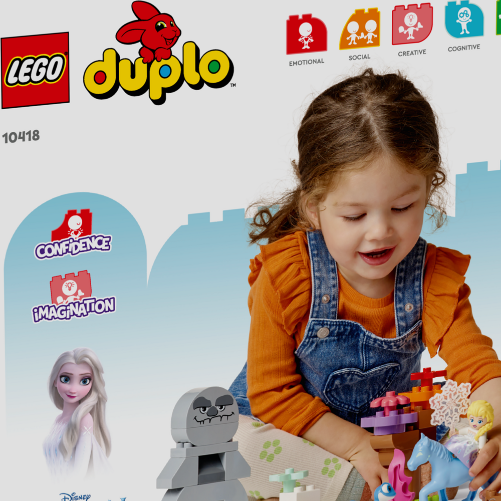 Конструктор LEGO DUPLO Эльза и Бруни в лесу 10418 57 дет. - фото 4