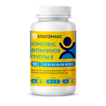 БАД Благомакс Комплекс витаминов группы В капсулы по 0,15г №90