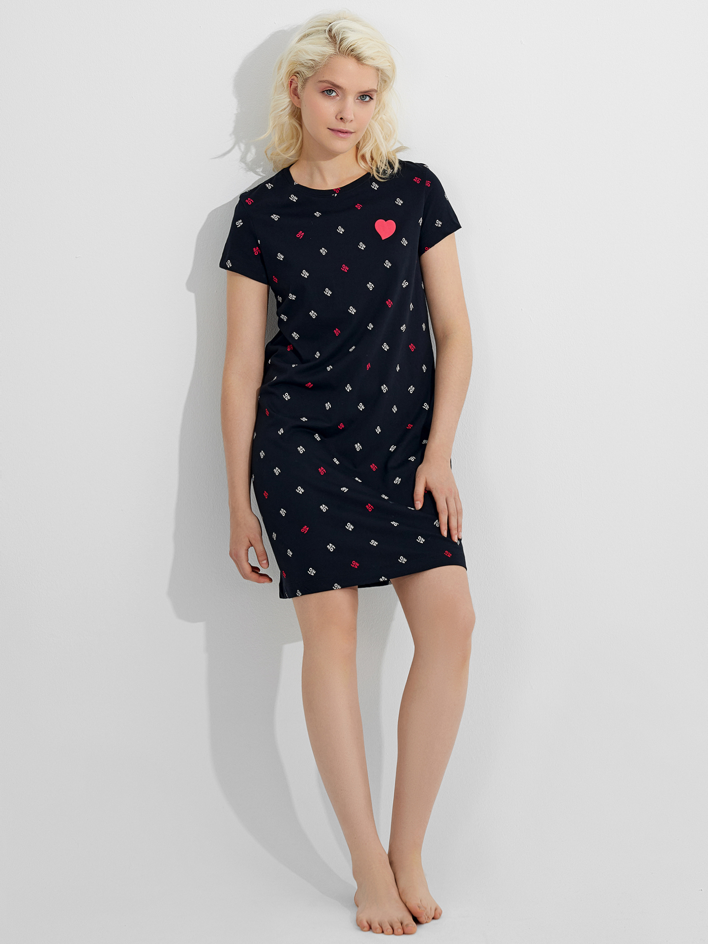 Сорочка ночная Mark Formelle (Марк Формэль) 572402/текст на черном - фото 4