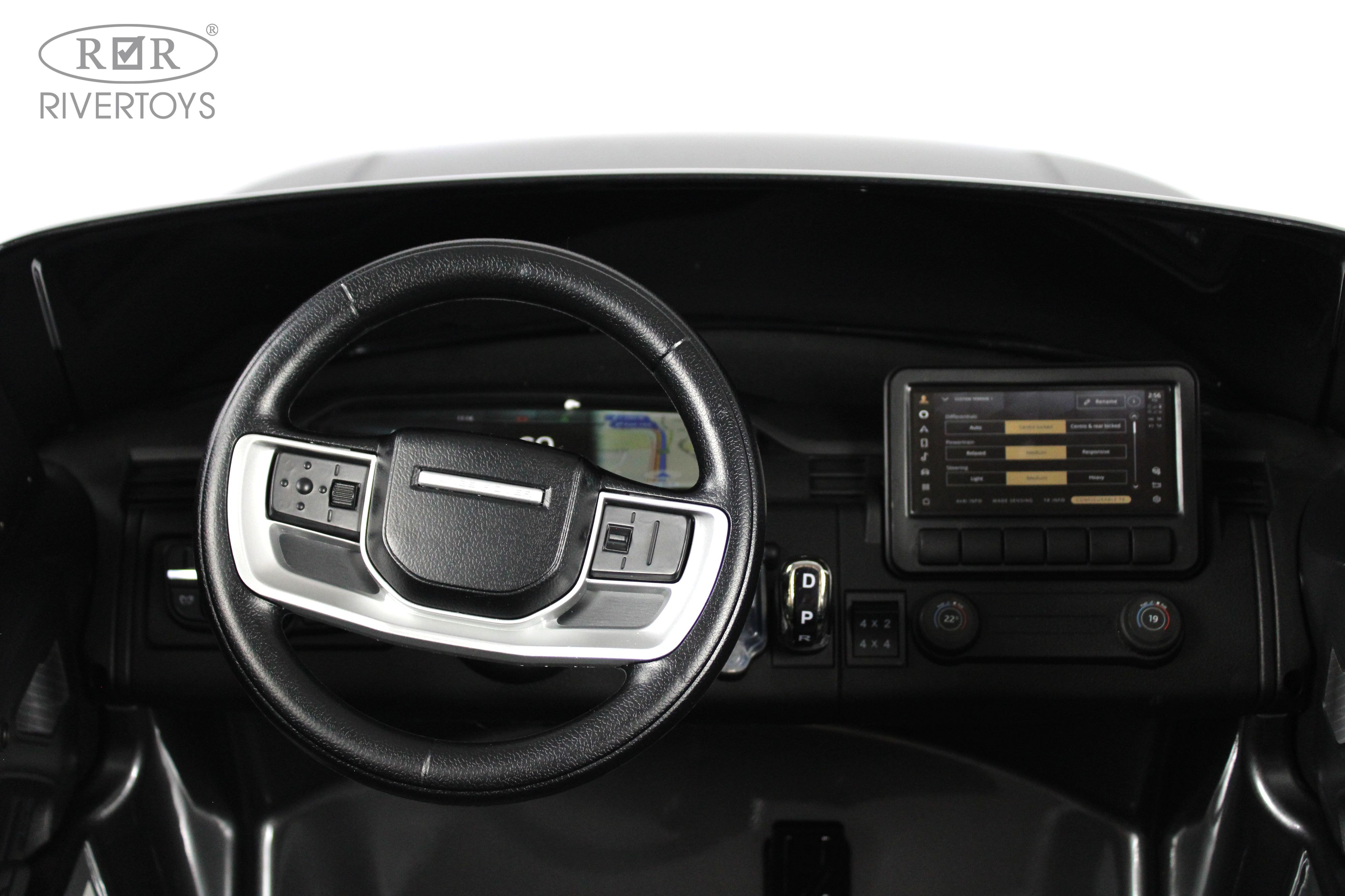 Электромобиль RIVERTOYS Y999YY-GRAY-GLANEC С пультом ДУ - фото 9