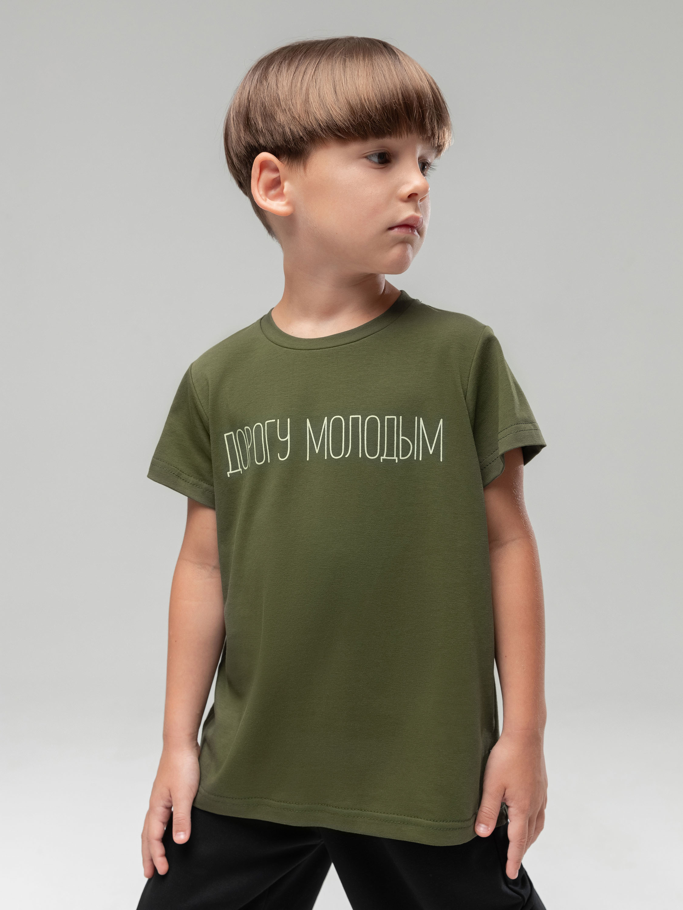 Изображение товара Футболка Bodo 128 - свободная, короткий рукав, кулирная гладь