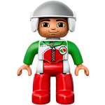 Фигурка LEGO Duplo 47394pb183 гонщик
