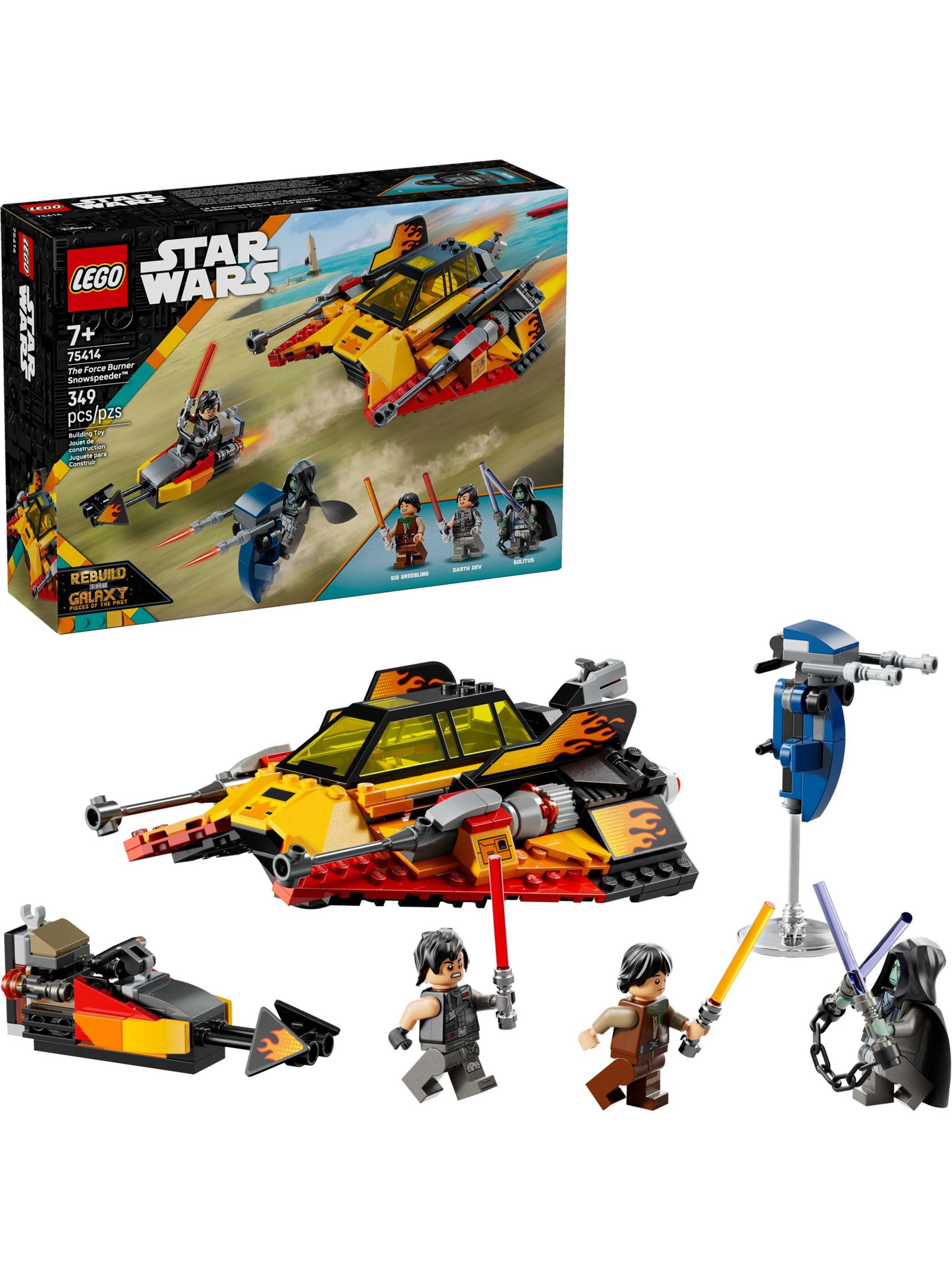 Конструктор LEGO Star Wars Спидер Силовой Сжигатель 349 дет. - фото 12