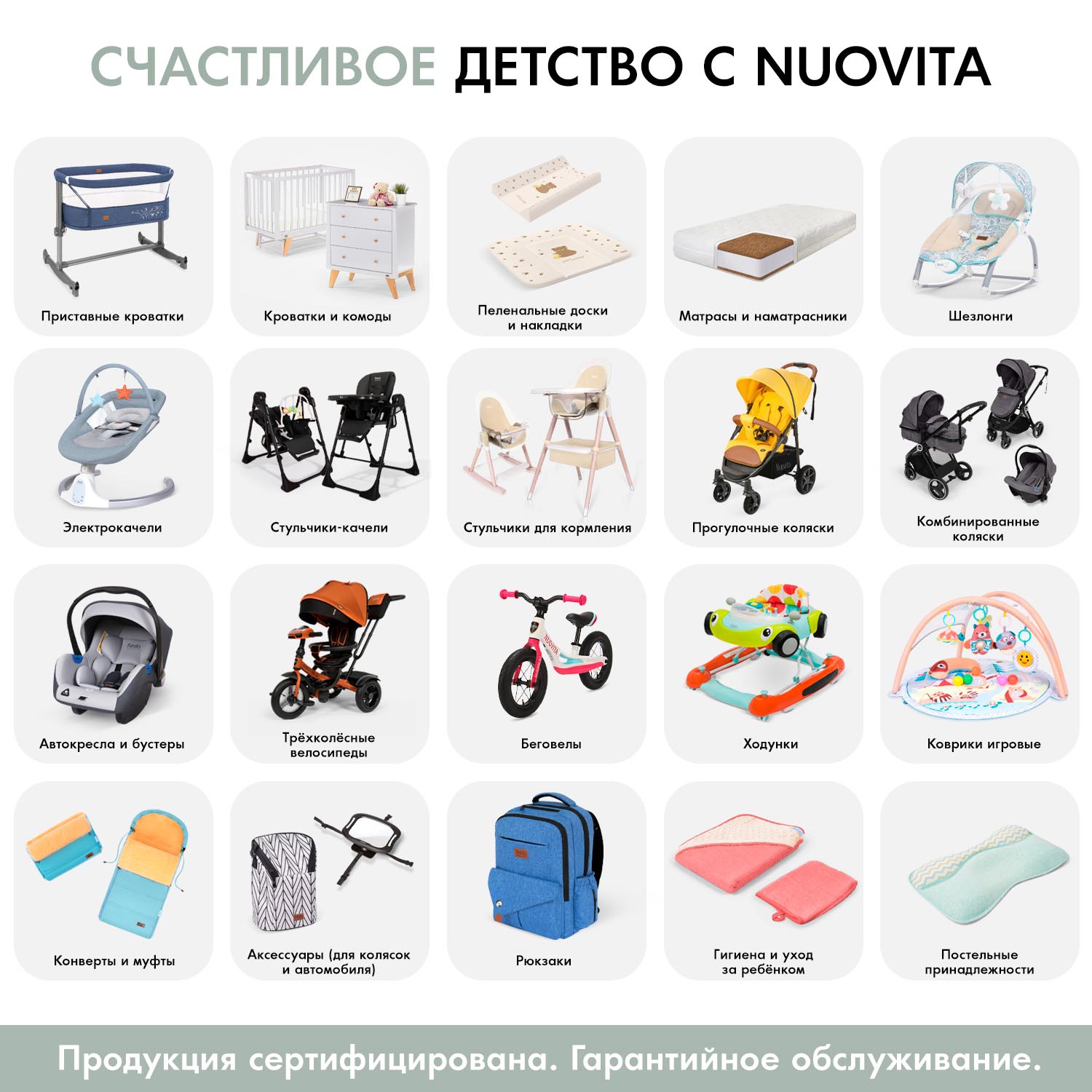 Стульчик для кормления Nuovita Futuro Bianco Sabbia классический - фото 11