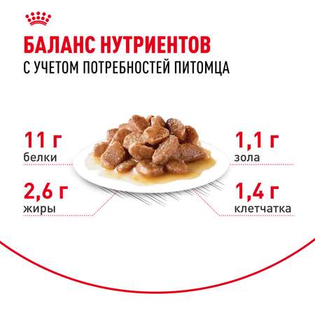 Корм влажный для кошек ROYAL CANIN Instinctive 85г соус пауч