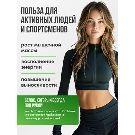 Протеиновые батончики FIT AND JOY с экстрактами ягод годжи и гуараны набор 16шт *40гр