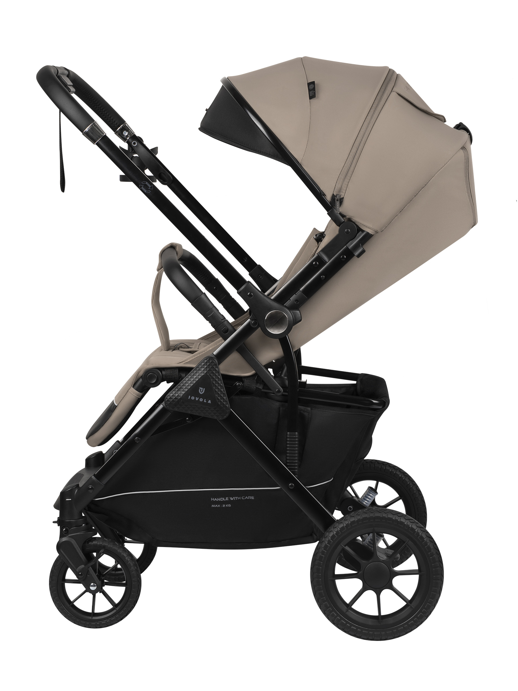 Коляска прогулочная JOVOLA Magma Plus бежевый - фото 22