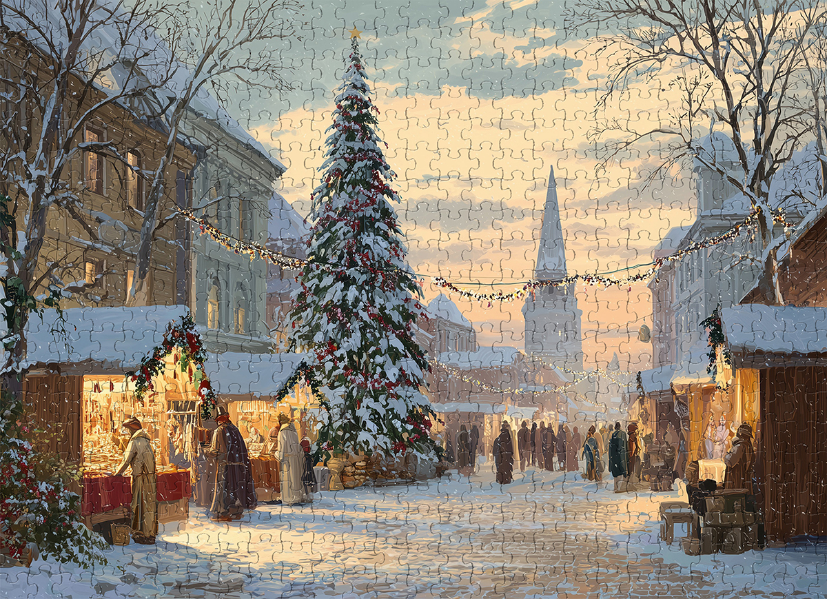 Пазл Фрея Новогодняя ярмарка - фото 2