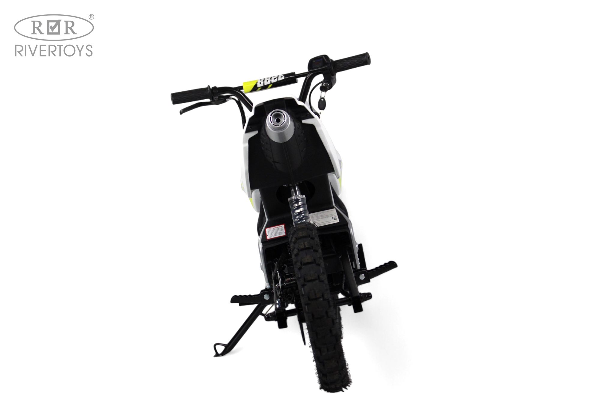 Электромотоцикл RIVERTOYS E777KX--MOTO-WHITE - фото 15