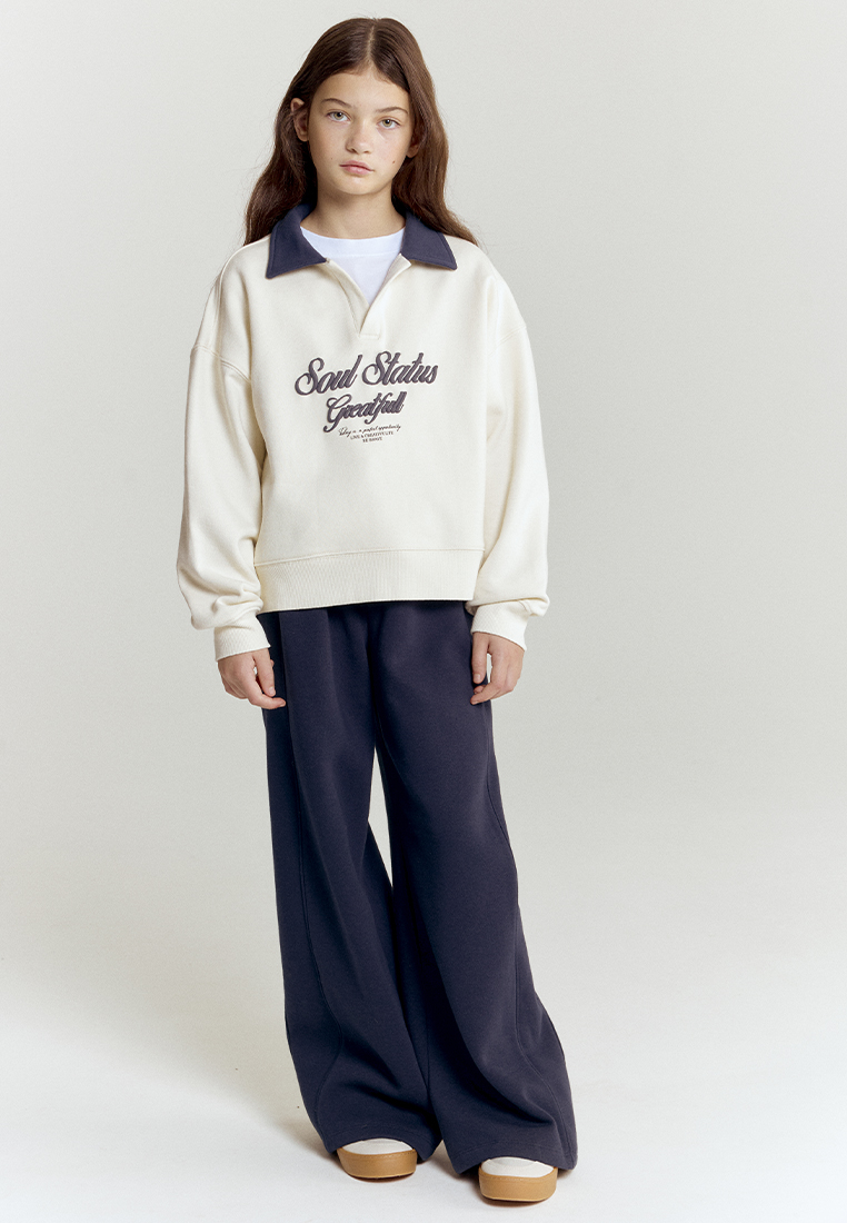 Cвитшот artie W25K01T-1324D/Молочный - фото 4