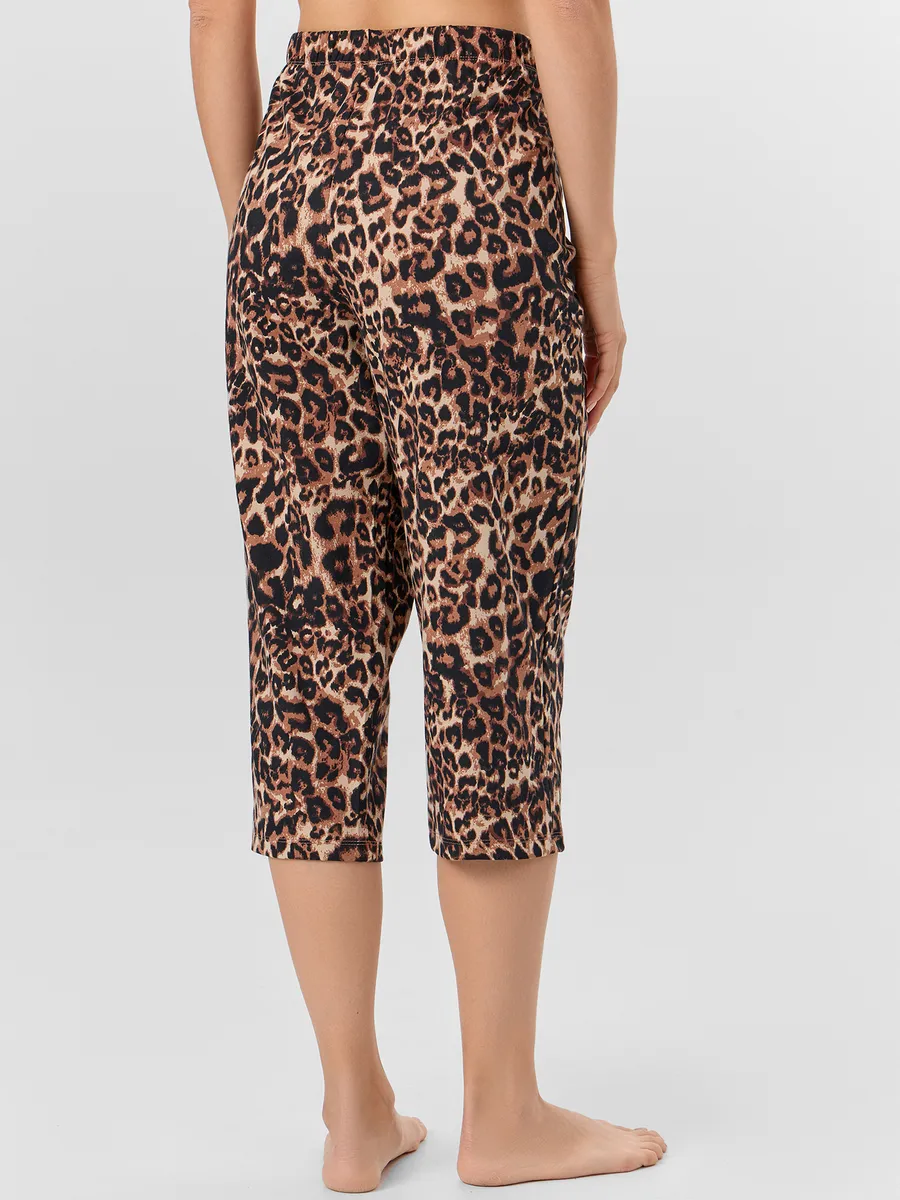 Пижама Mark Formelle (Марк Формэль) 592300/горячий шоколад +леопард на песочном - фото 7