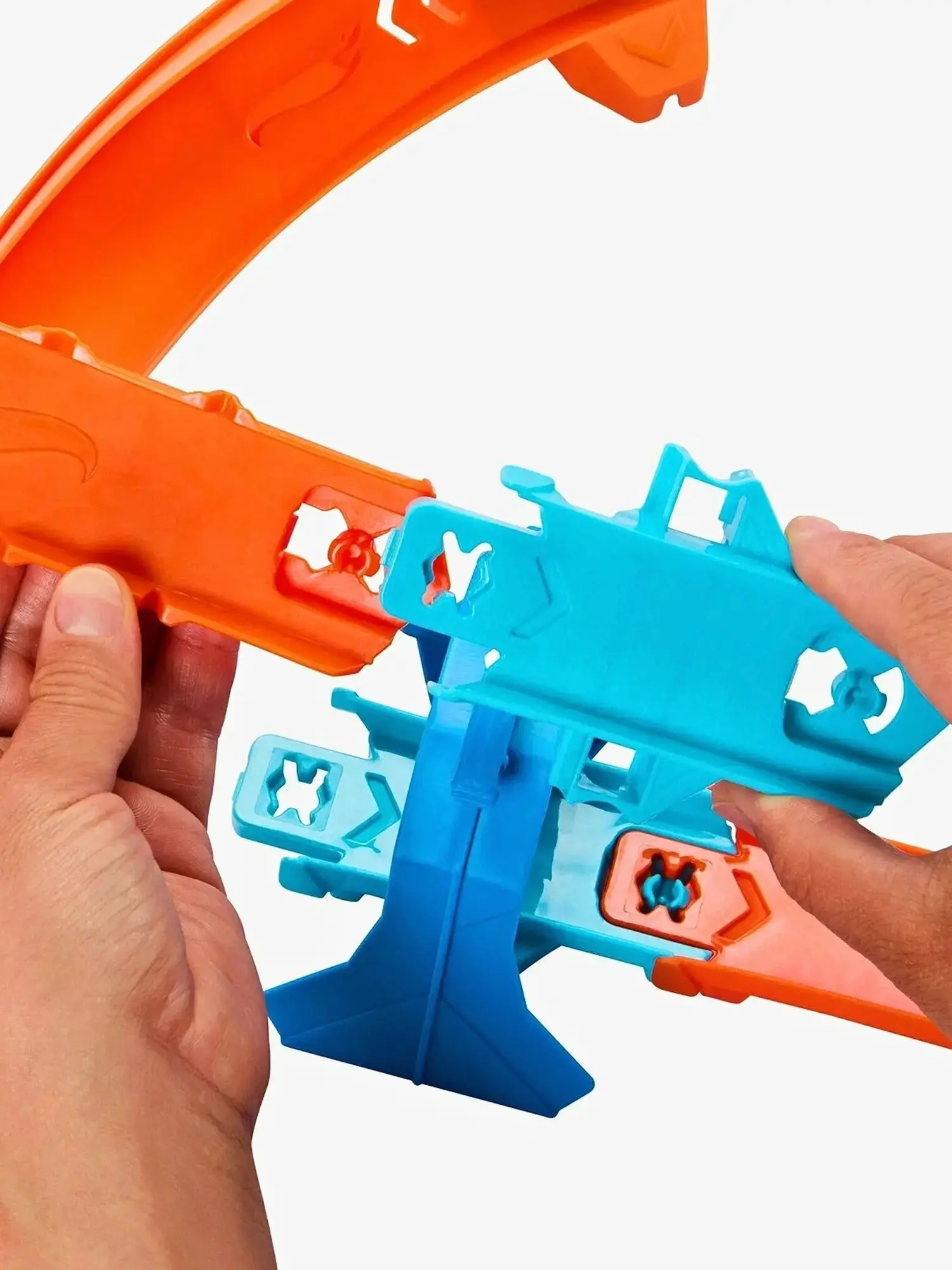 Трек Hot Wheels с трамплином и приводом 3 в 1 JDB49 - фото 8