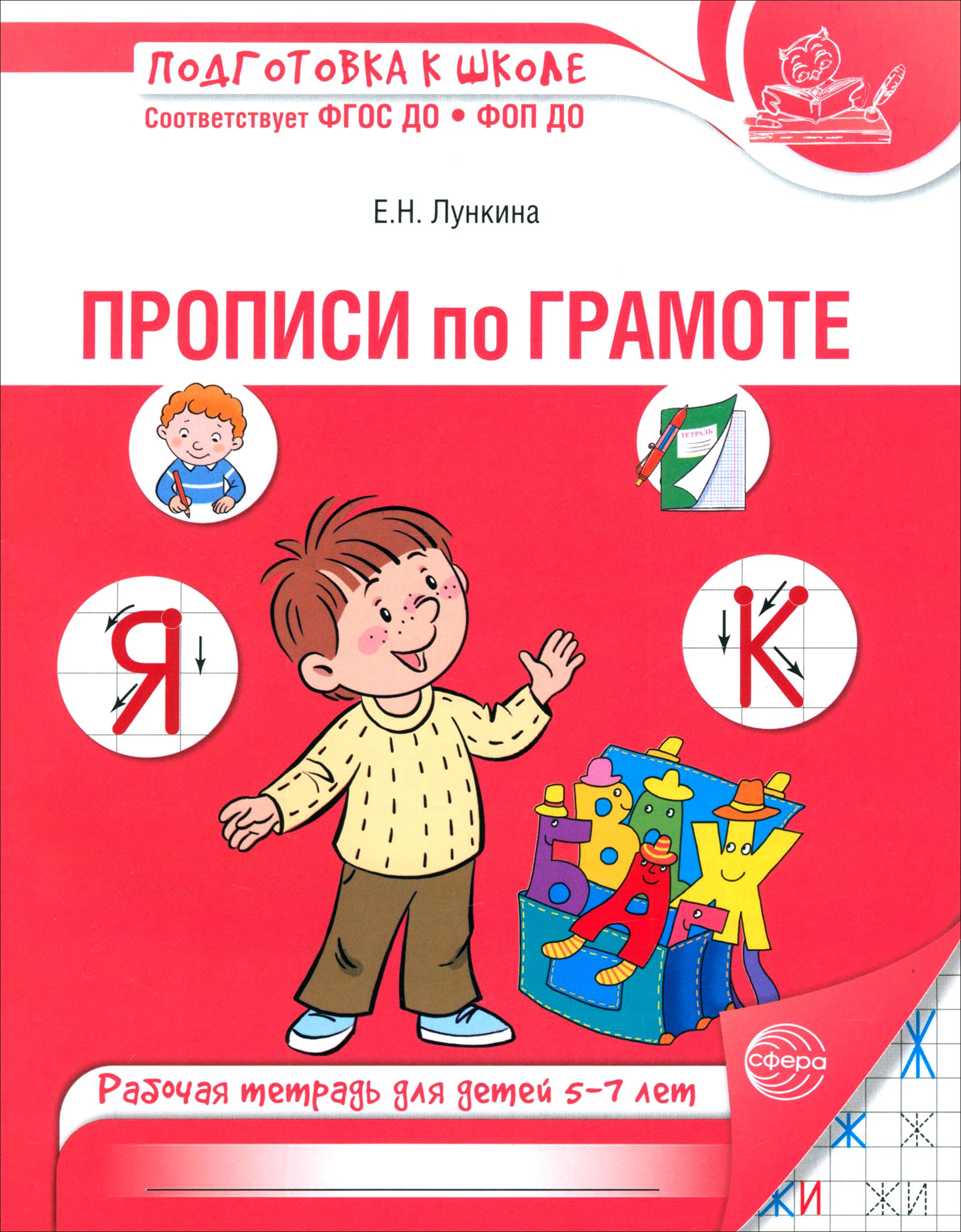 Книга Сфера Прописи по грамоте для детей 5-7 лет - фото 1