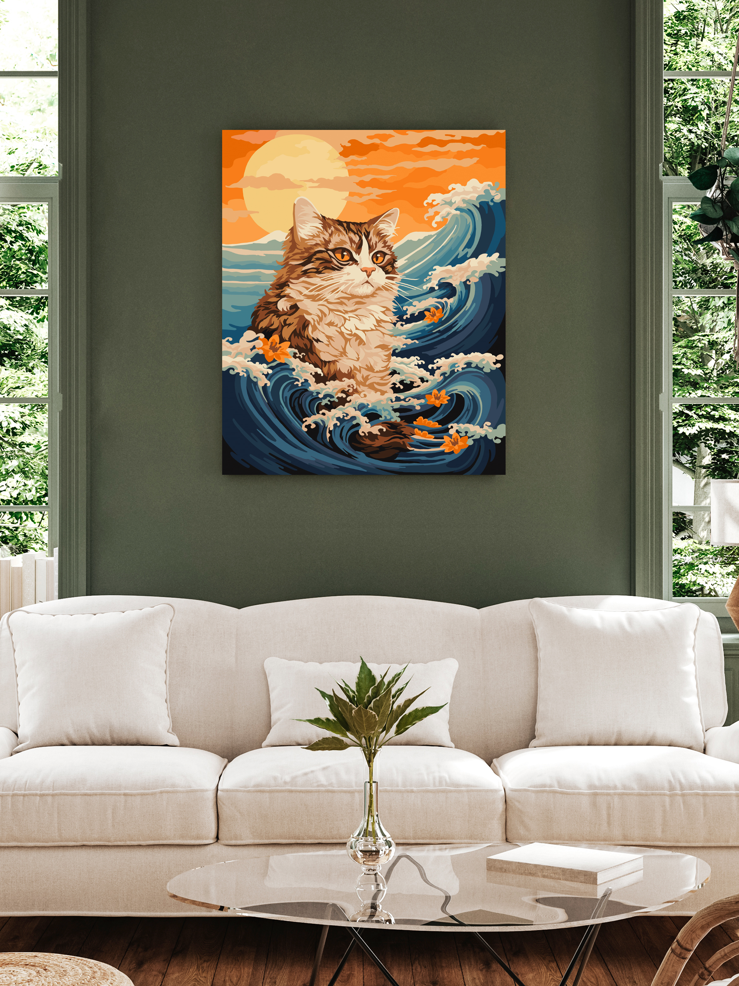 Картина по номерам Art sensation Кот в Лукоморье в ассортименте - фото 3