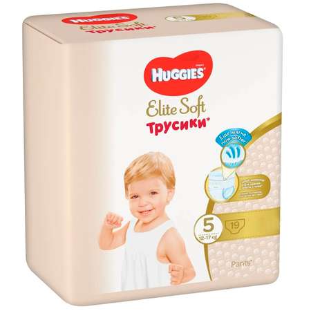 Трусики Huggies Elite Soft 5 (12-17 кг) 19 шт.