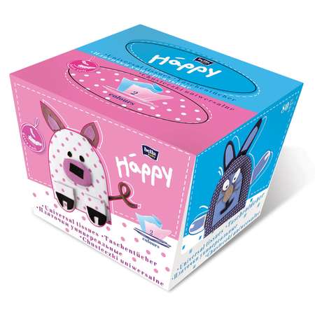 Бумажные салфетки Bella baby Happy 2 упак. 40 шт.