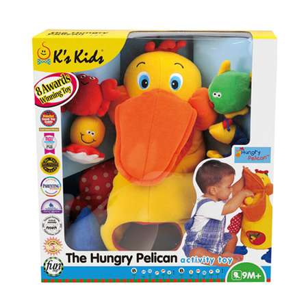 Голодный пеликан K's Kids с игрушками