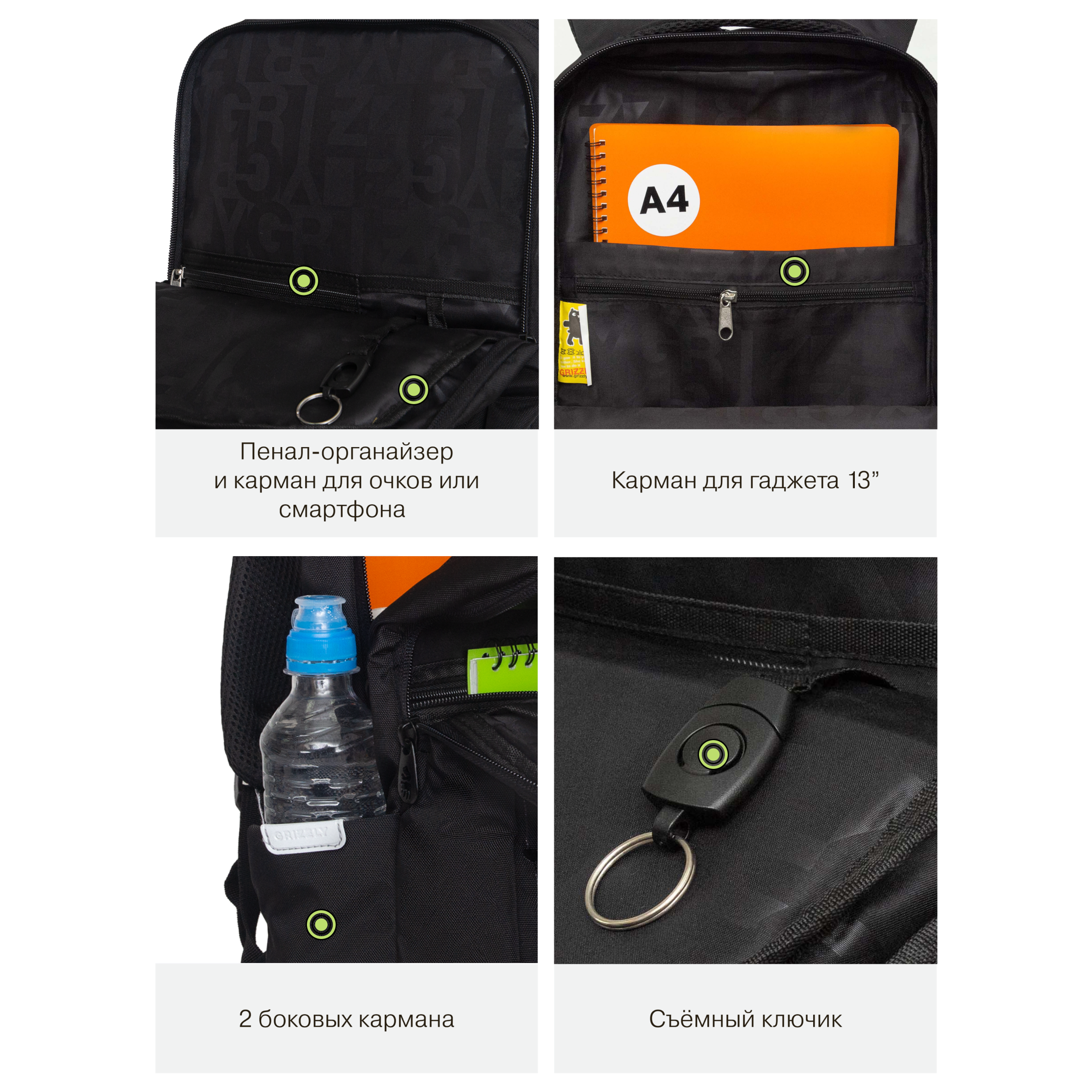 Рюкзак Grizzly для девочки - фото 10