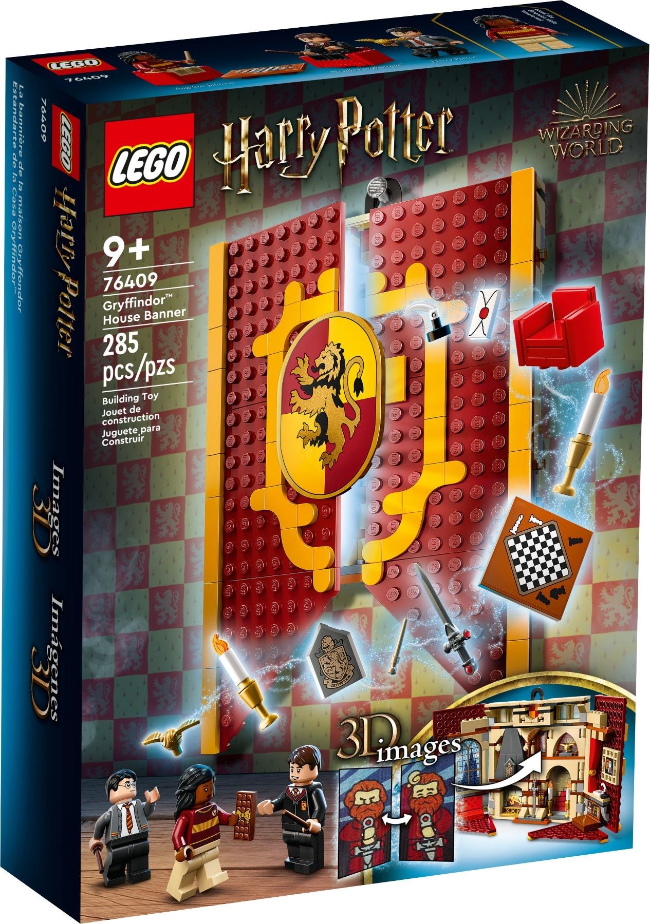 Изображение товара Конструктор LEGO Harry Potter Герб факультета Гриффиндор 76409 для детей и коллекционеров Изображение товара Конструктор LEGO Harry Potter Герб факультета Гриффиндор 76409 для детей и коллекционеров