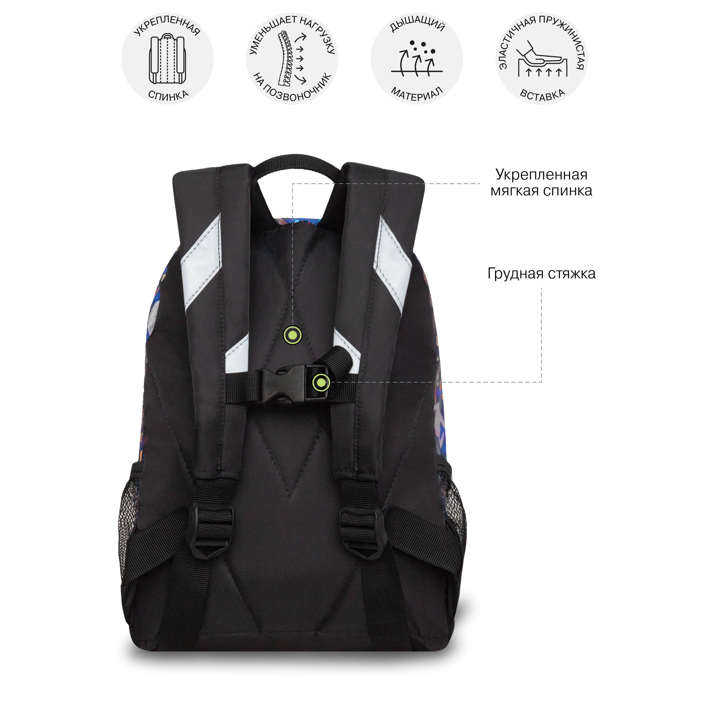 Рюкзак дошкольный Grizzly детский - фото 9