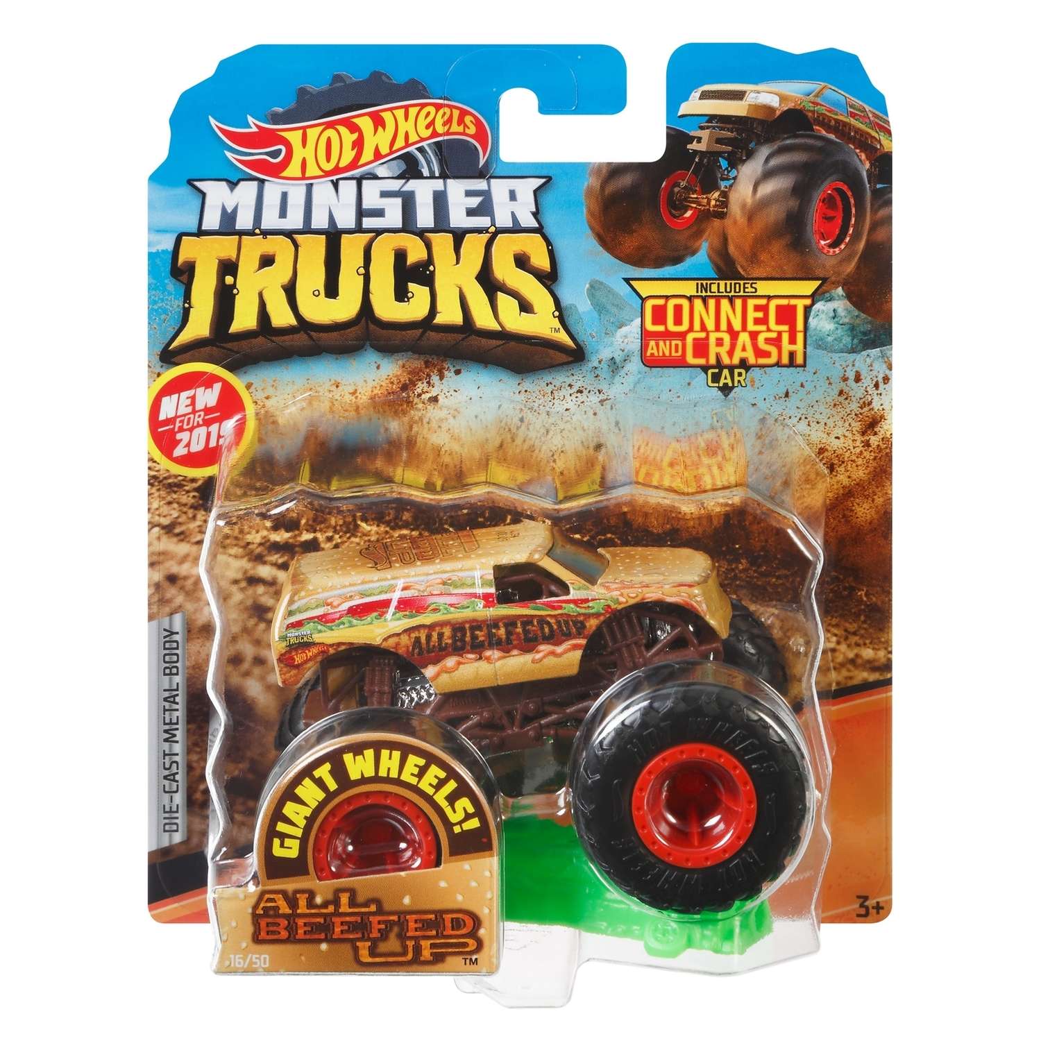 Автомобиль Hot Wheels Monster Trucks 1:64 в ассортименте FYJ44 - фото 30
