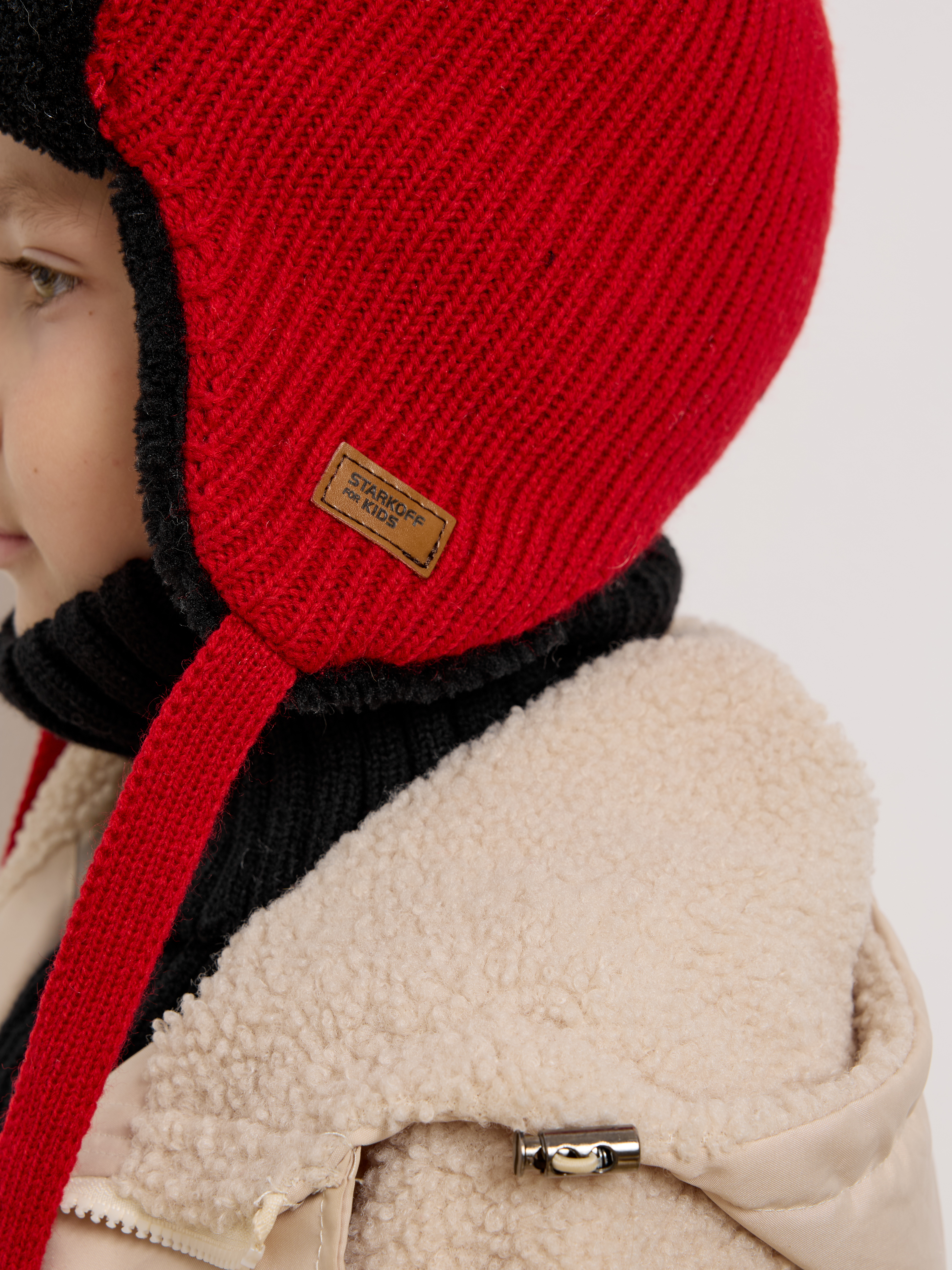 Шапка-ушанка Starkoff Kids Д301122/01 - фото 2