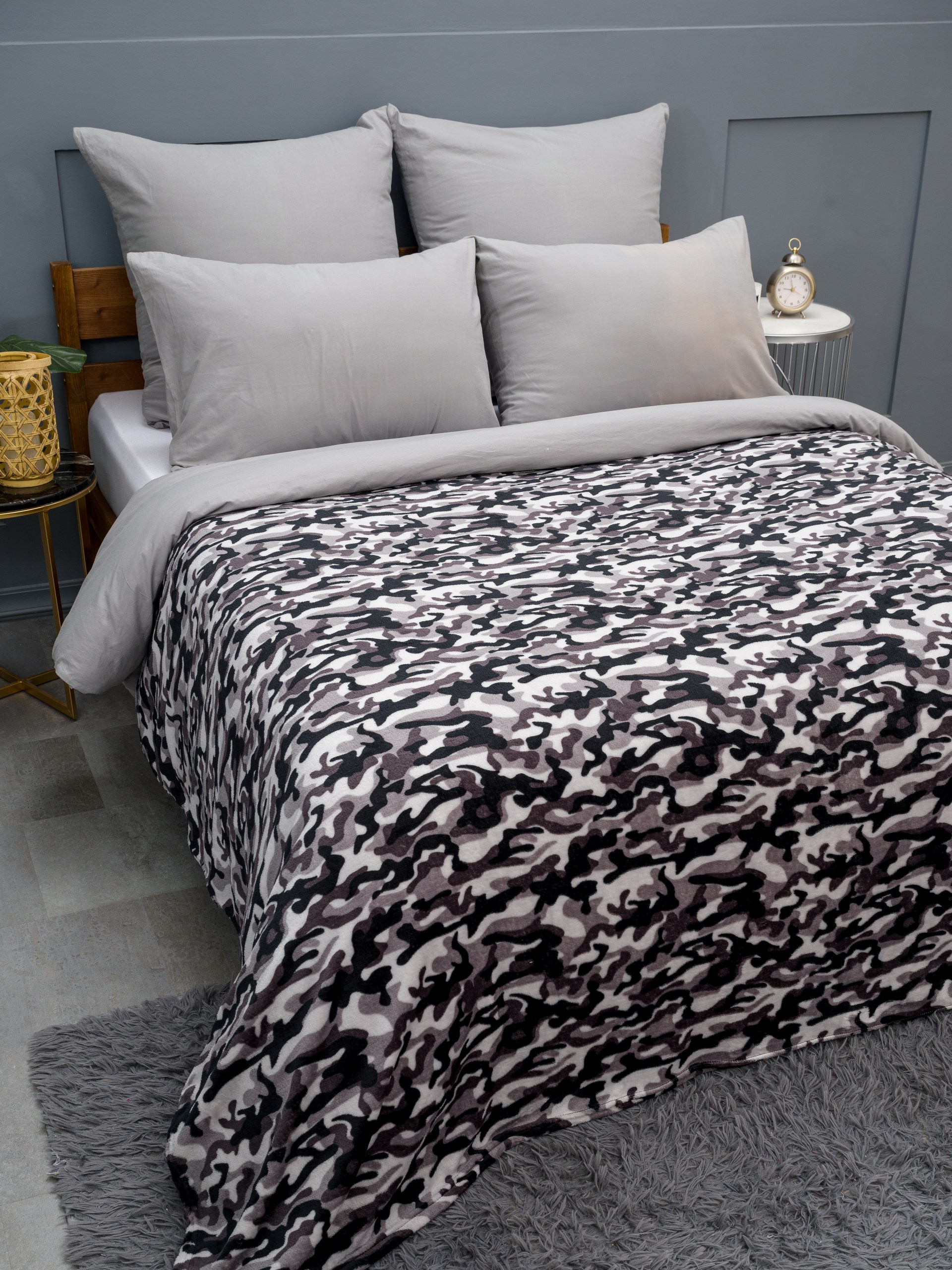 Плед PAVLine Аэро Софт Камуфляж 150 x 200 см - фото 3